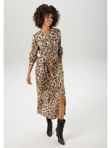 Aniston Sukienka w kolorze beżowo-jasnobrązowym rozmiar: 44