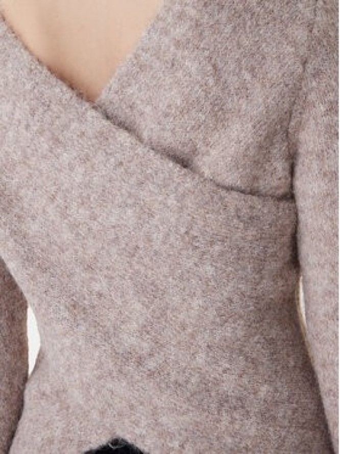 ONLY Sweter Zaggie 15376349 Beżowy Regular Fit