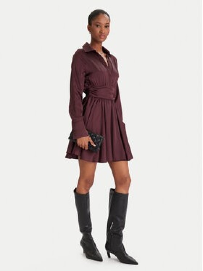 Guess Sukienka koktajlowa W5YK00 WF1T2 Brązowy Regular Fit