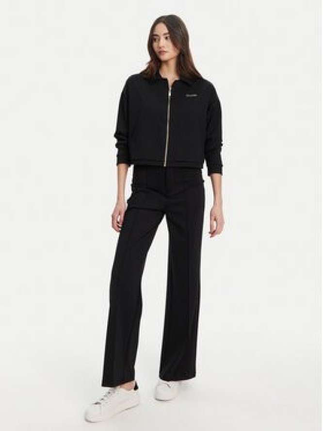 Guess Spodnie materiałowe V5YB11 KCX42 Czarny Regular Fit