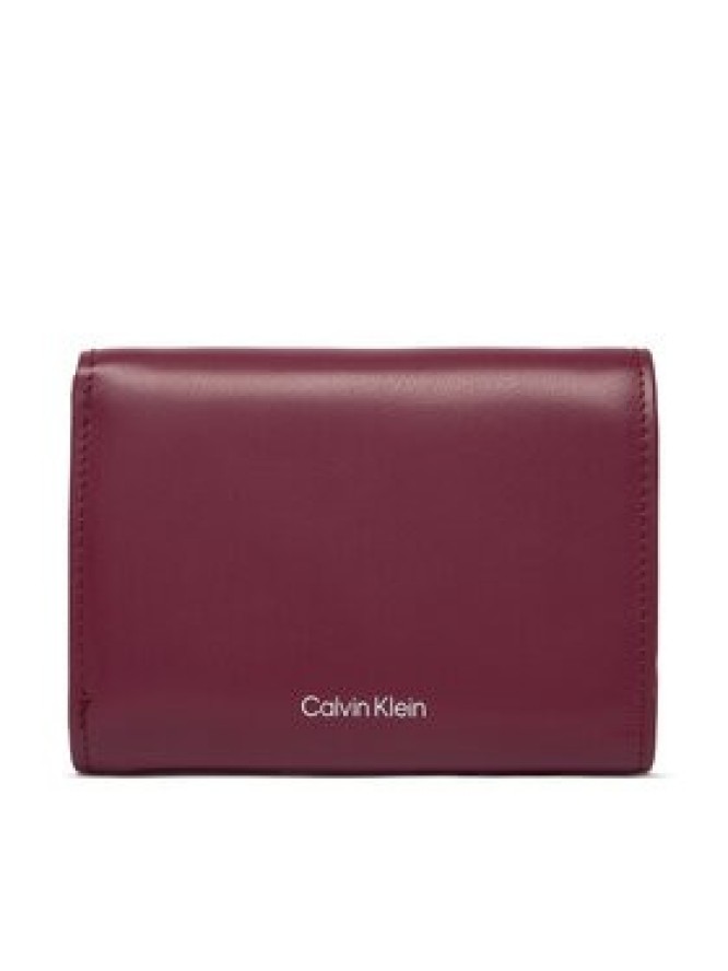 Calvin Klein Portfel Hardware Trifold With Zip Pocket LV04F1116G Różowy