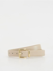 Pasek z klamrą - złamana biel