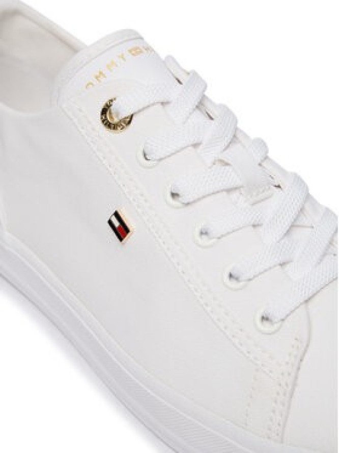 Tommy Hilfiger Tenisówki Th Foxing Sneaker Canvas FW0FW09170 Biały