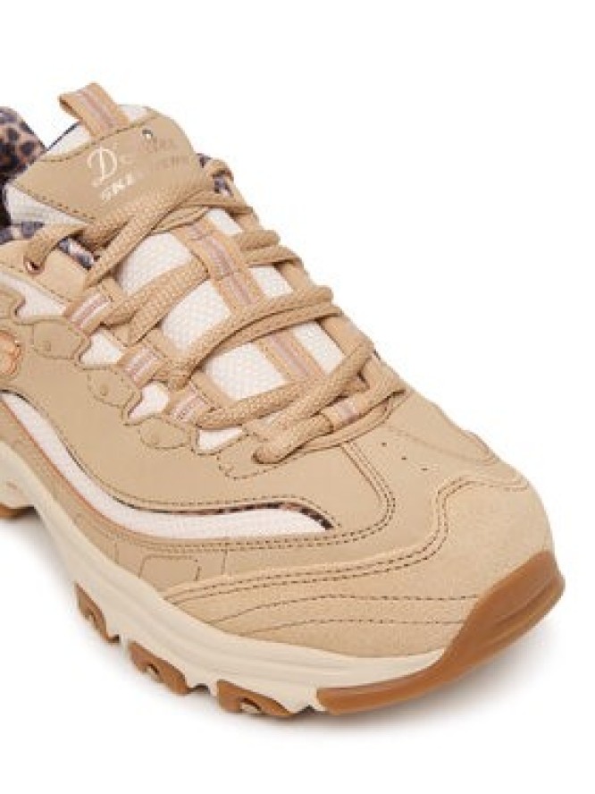 Skechers Sneakersy D'Lites - Wild Charm 150877/TPE Brązowy jasny