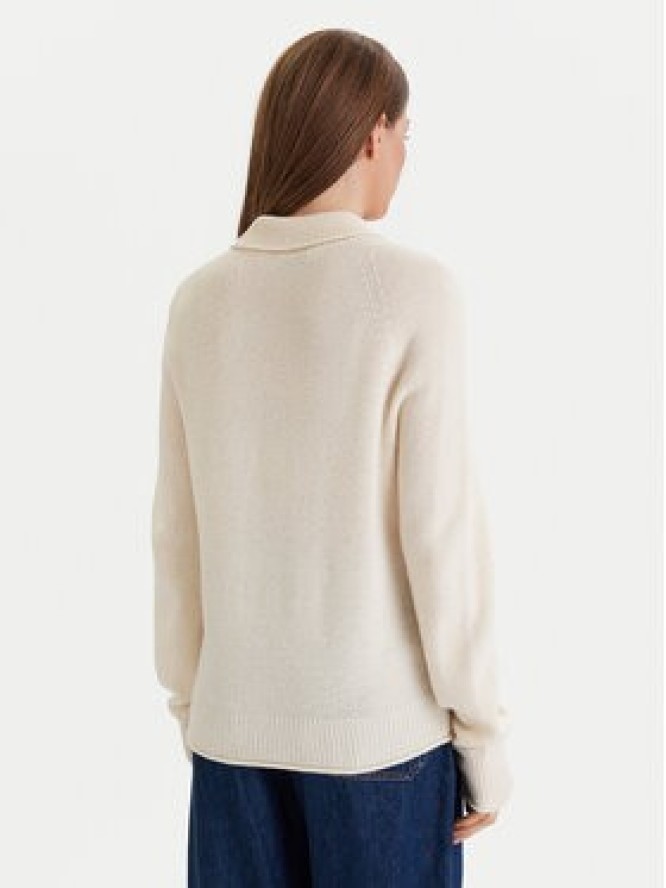 Lacoste Sweter AF4010 Écru Regular Fit