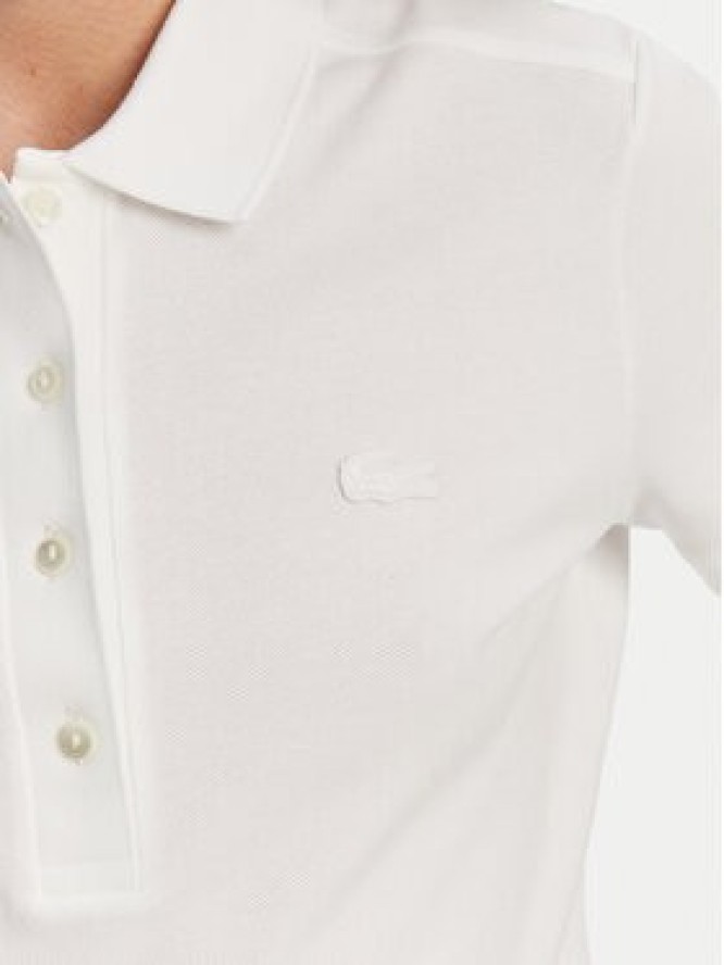 Lacoste Polo PF5462 Biały Slim Fit