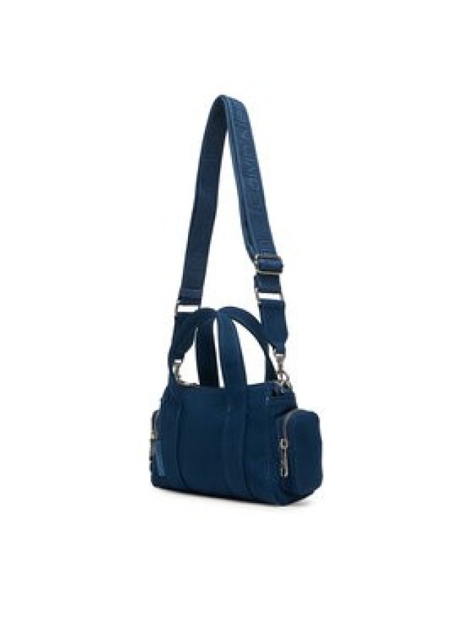 Calvin Klein Torebka Webbing Strap Canvas Pocket Bag LV04F3464G Niebieski