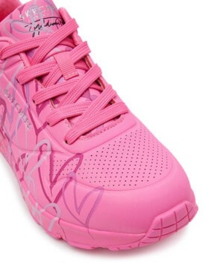Skechers Sneakersy Uno - Spread the Love 155507/HTPK Różowy