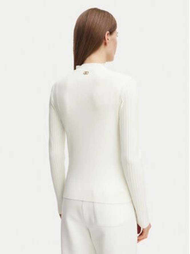 Liu Jo Sport Sweter TF6082 MS63L Kremowy Regular Fit