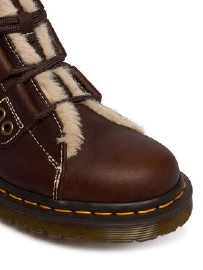 Dr. Martens Trzewiki 1460 Lace To Toe Fur Lined DM41417200 Brązowy