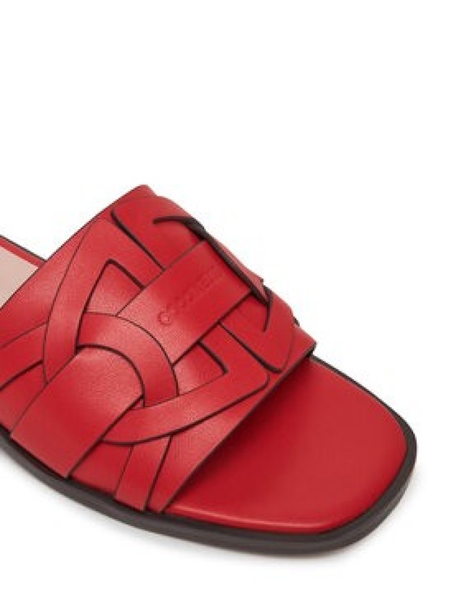 Coccinelle Klapki E4 SVP 17 01 01 Czerwony