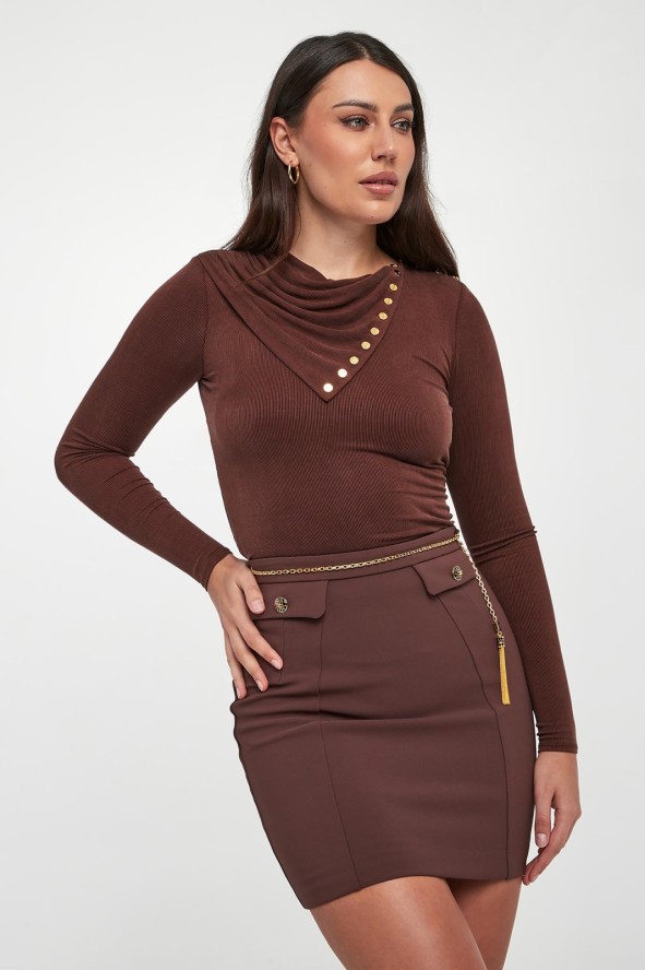 Bluzka damska w prążki ELISABETTA FRANCHI