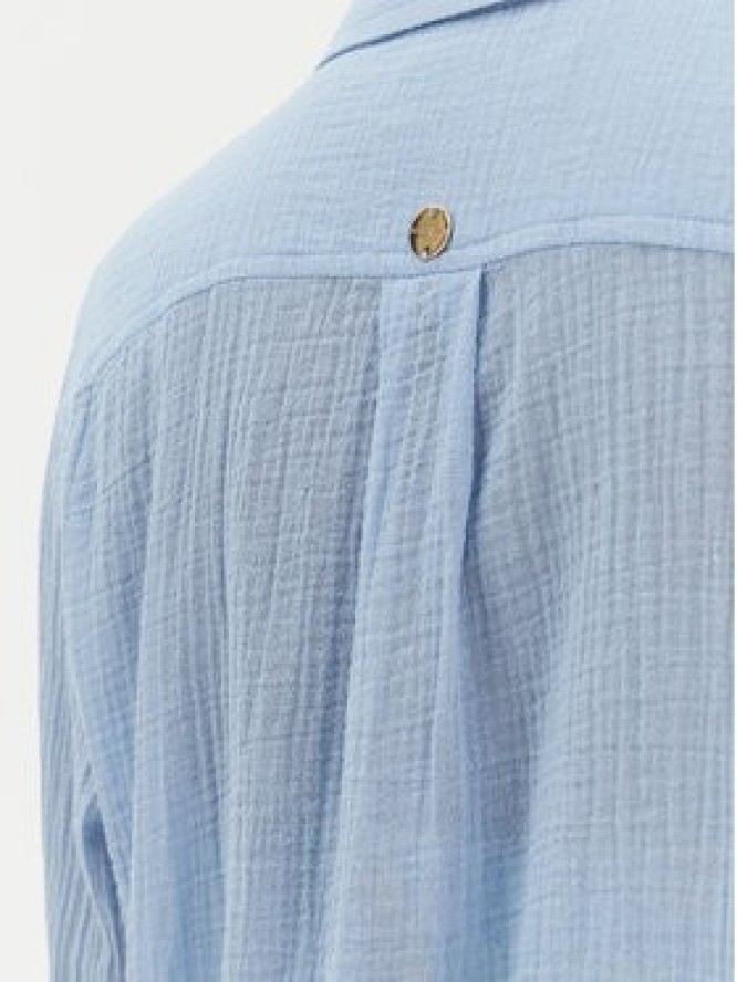 Seafolly Koszula Breeze 55428-TO Błękitny Regular Fit