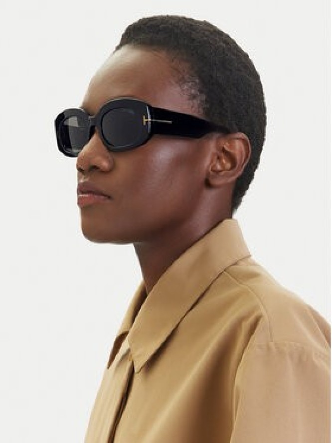 Tom Ford Okulary przeciwsłoneczne Cielle FT1187 01A Czarny