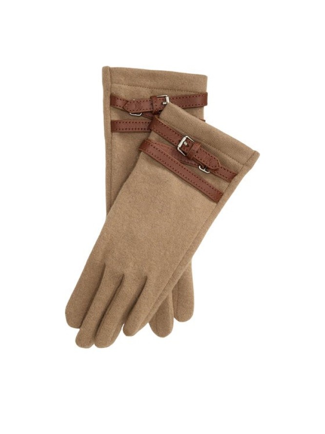 LAUREN RALPH LAUREN Rękawiczki 454P23589002 Beżowy ciemny