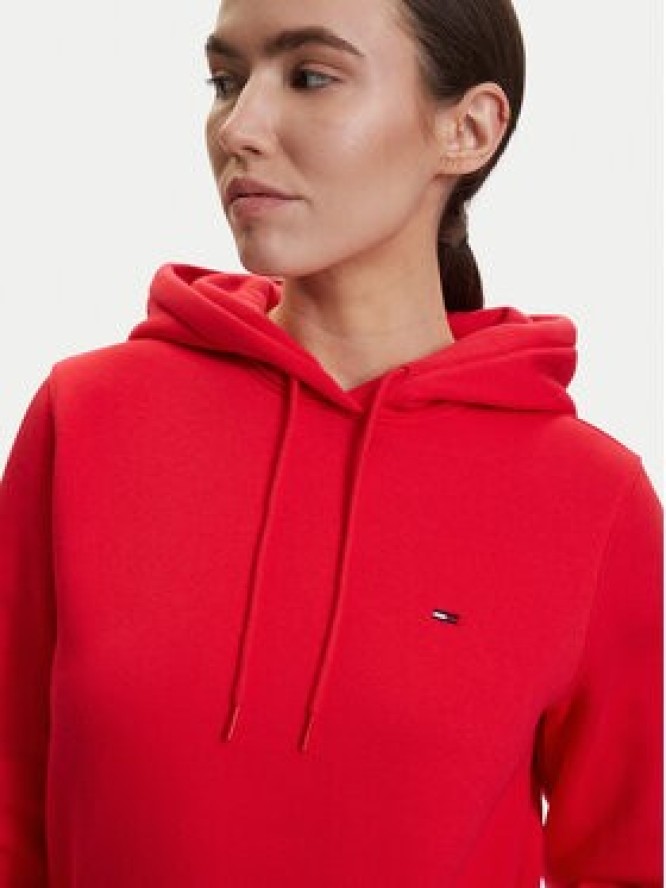 Tommy Jeans Bluza DW0DW19958 Czerwony Regular Fit