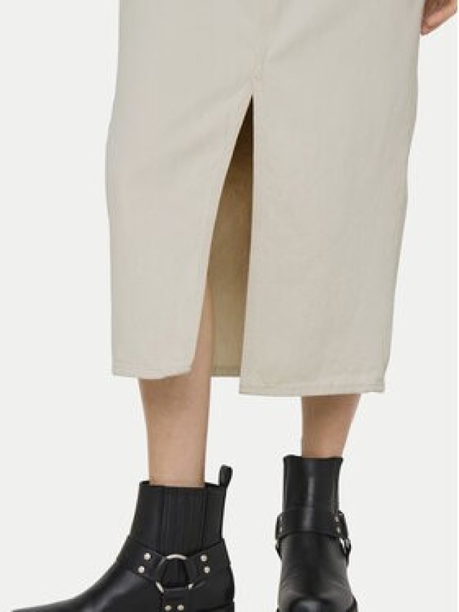 ONLY Spódnica jeansowa Bianca 15319268 Beżowy Regular Fit