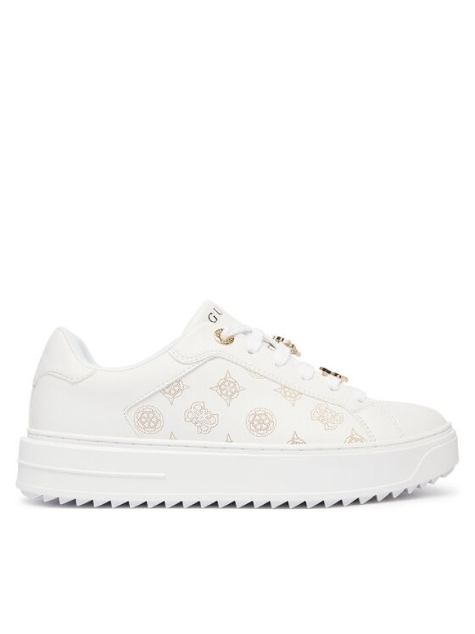 Guess Sneakersy FLFDUE ELE12 Biały