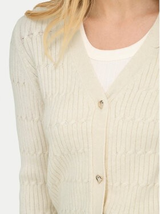 ONLY Kardigan Katia 15310902 Beżowy Regular Fit