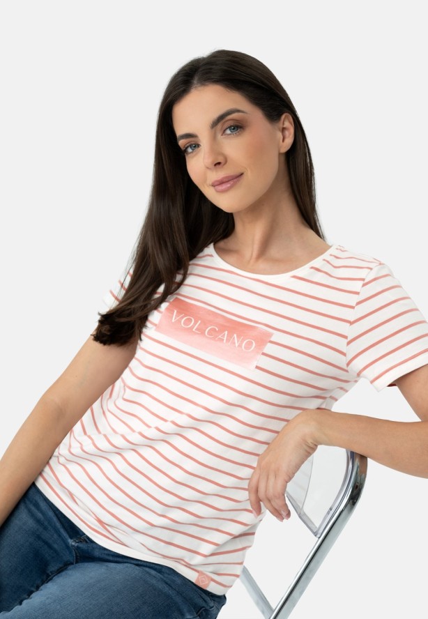 T-shirt w paski T-VIV