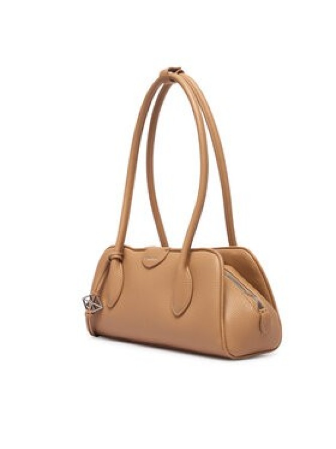 Calvin Klein Torebka Emblem Trio Pebble Shoulder Bag LV04F3743G Beżowy