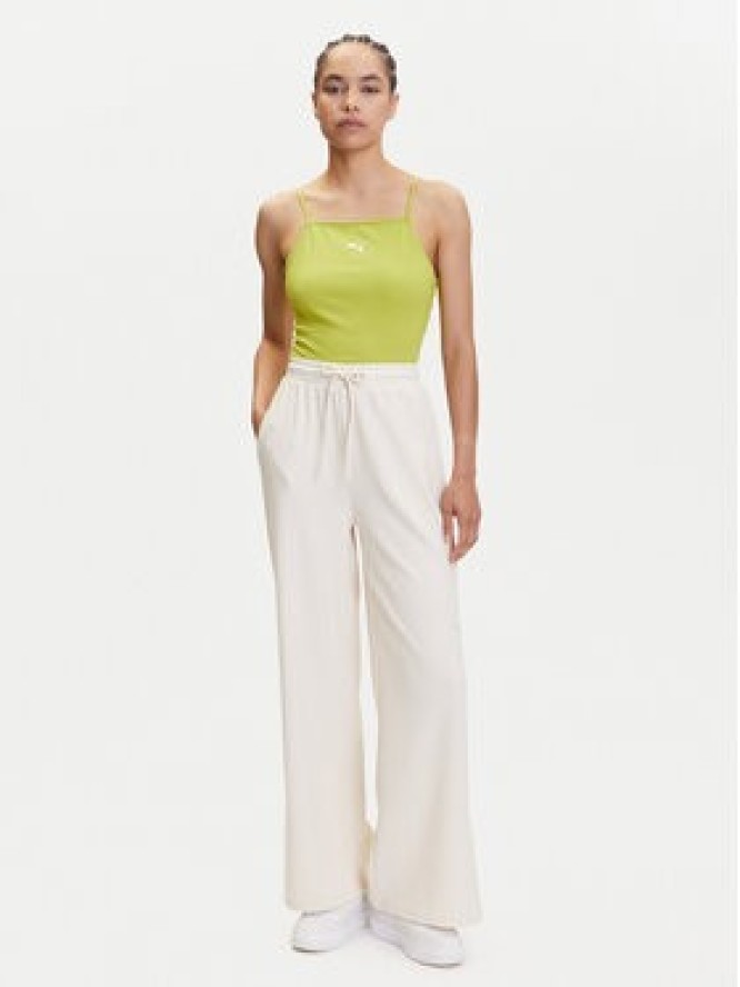 Puma Spodnie dresowe Her 685061 Beżowy Straight Fit