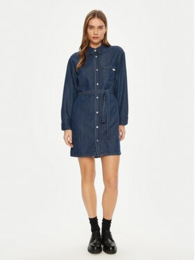 Calvin Klein Jeans Sukienka jeansowa J20J225008 Granatowy Regular Fit
