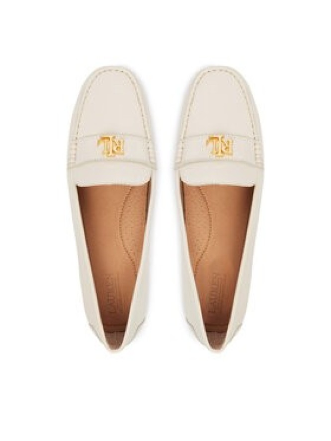 LAUREN RALPH LAUREN Mokasyny 802852847025 Biały