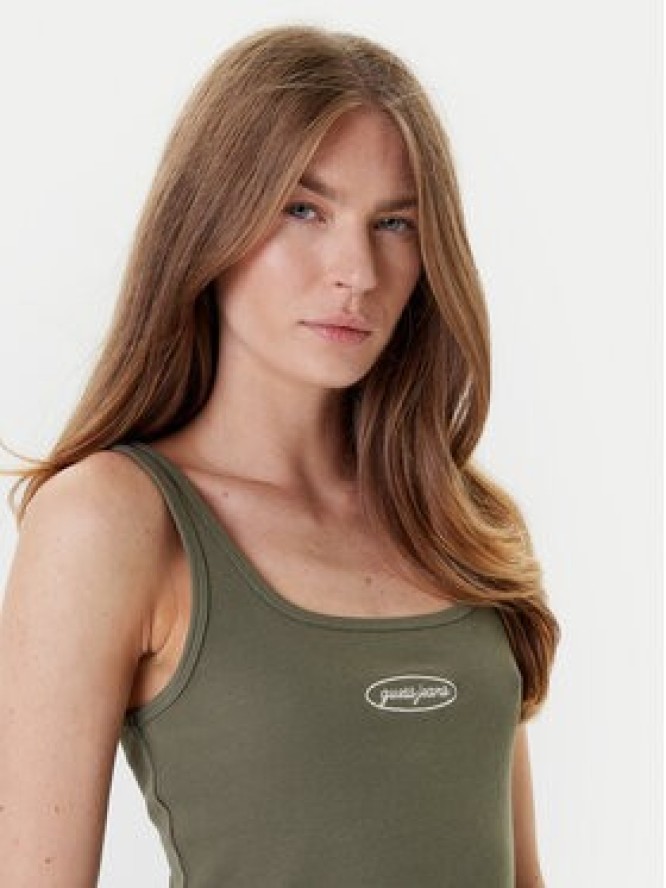 Guess Jeans Top W5YP35 KA0H1 Khaki Regular Fit