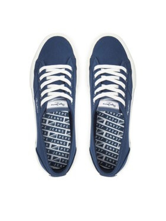 Pepe Jeans Tenisówki Brady Basic W PLS31287 Niebieski