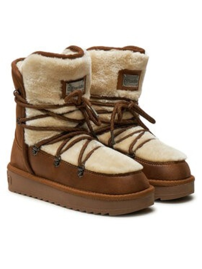 D.Franklin Śniegowce Nordic Trk Fur DFSH370005 Brązowy