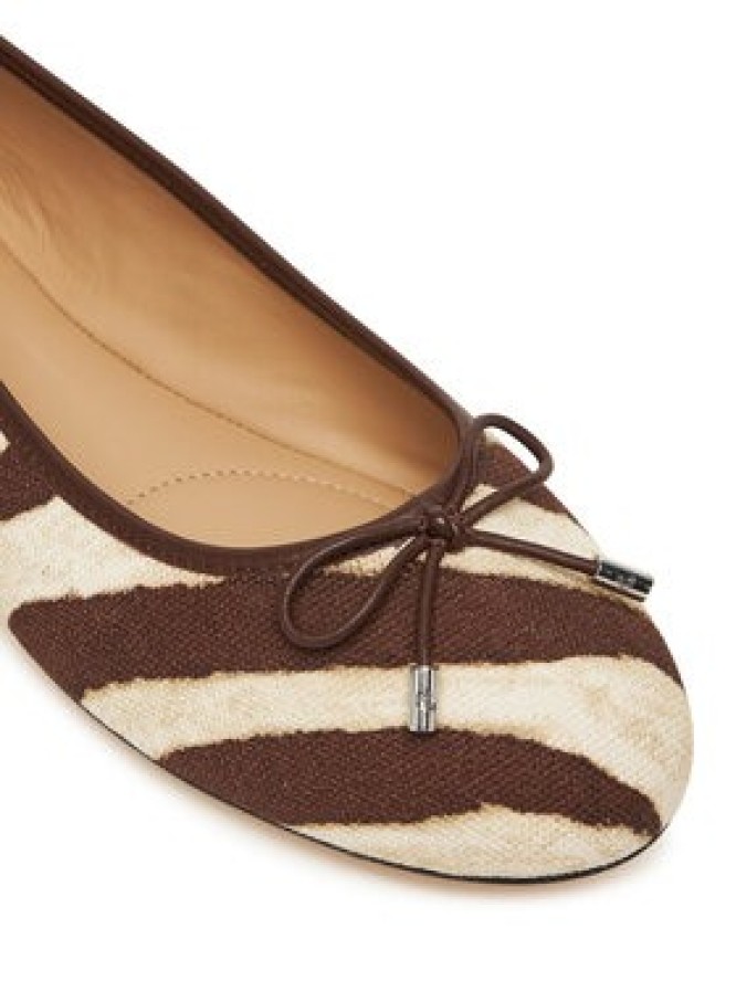 LAUREN RALPH LAUREN Baleriny Jayna 802974360001 Brązowy