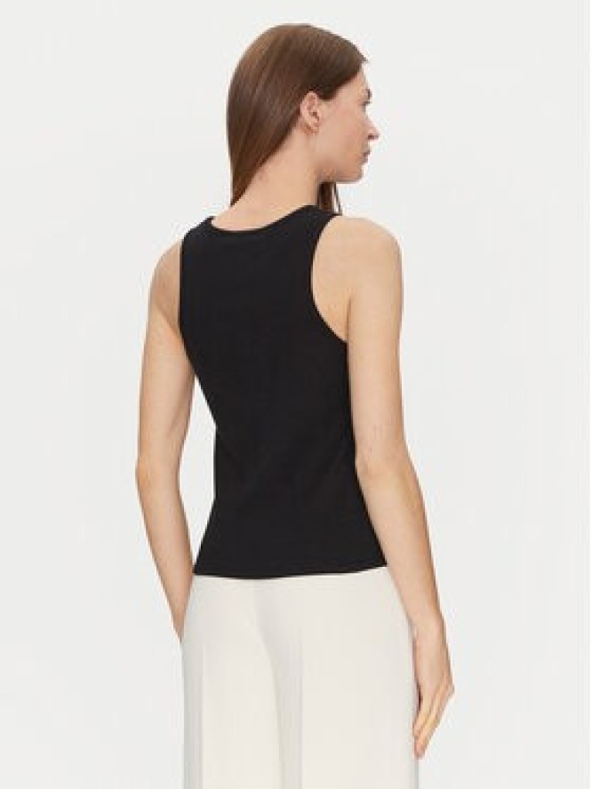 TWINSET Top 251TP2550 Czarny Slim Fit