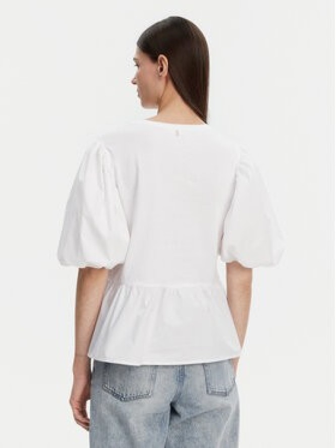 Liu Jo Bluzka WA5389 J6308 Biały Relaxed Fit