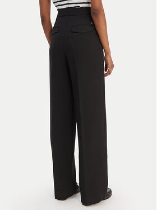 Tommy Hilfiger Spodnie materiałowe WW0WW47799 Czarny Straight Fit