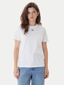 KARL LAGERFELD T-Shirt B1W17091 Biały Regular Fit