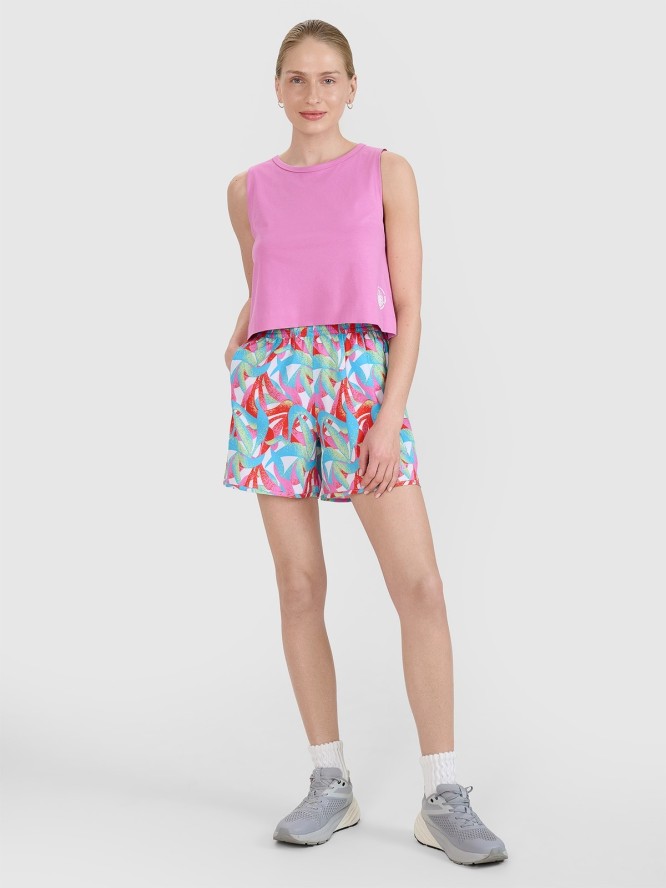 4F Spodenki plażowe damskie - multikolor L