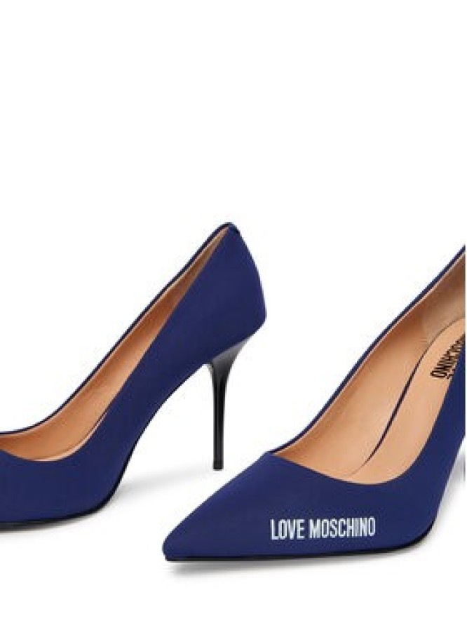 LOVE MOSCHINO Szpilki JA10299G1OIM0750 Niebieski