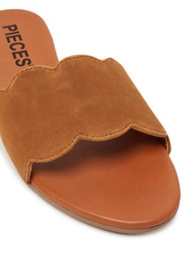 Pieces Klapki 17156838 Brązowy