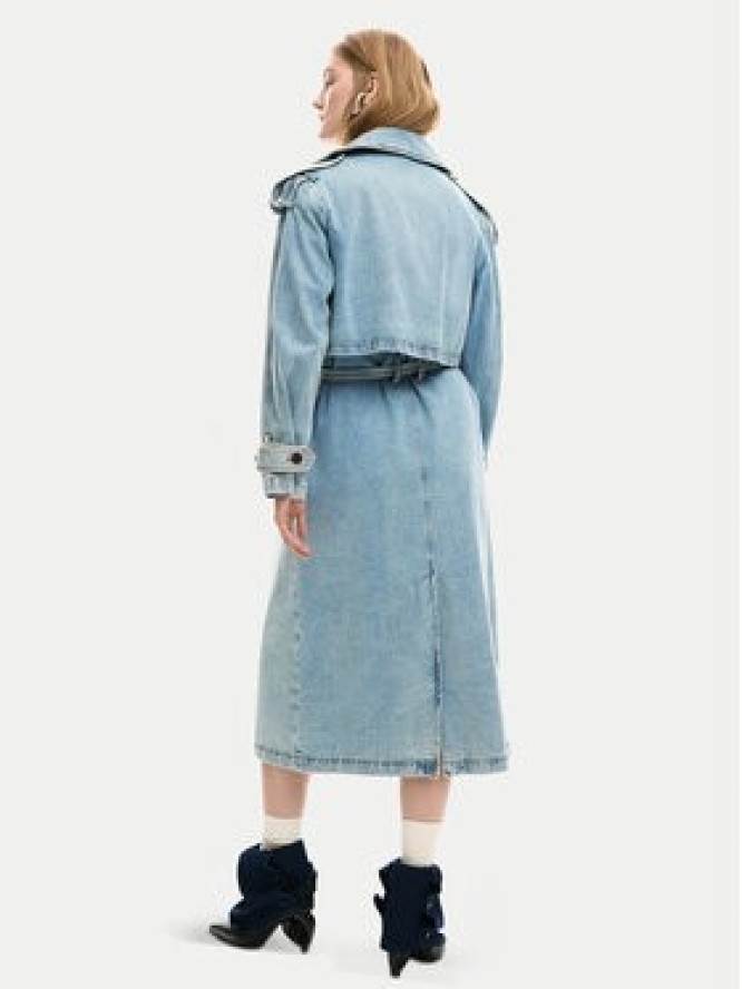 Desigual Trencz Vio 26SWED17 Niebieski Regular Fit