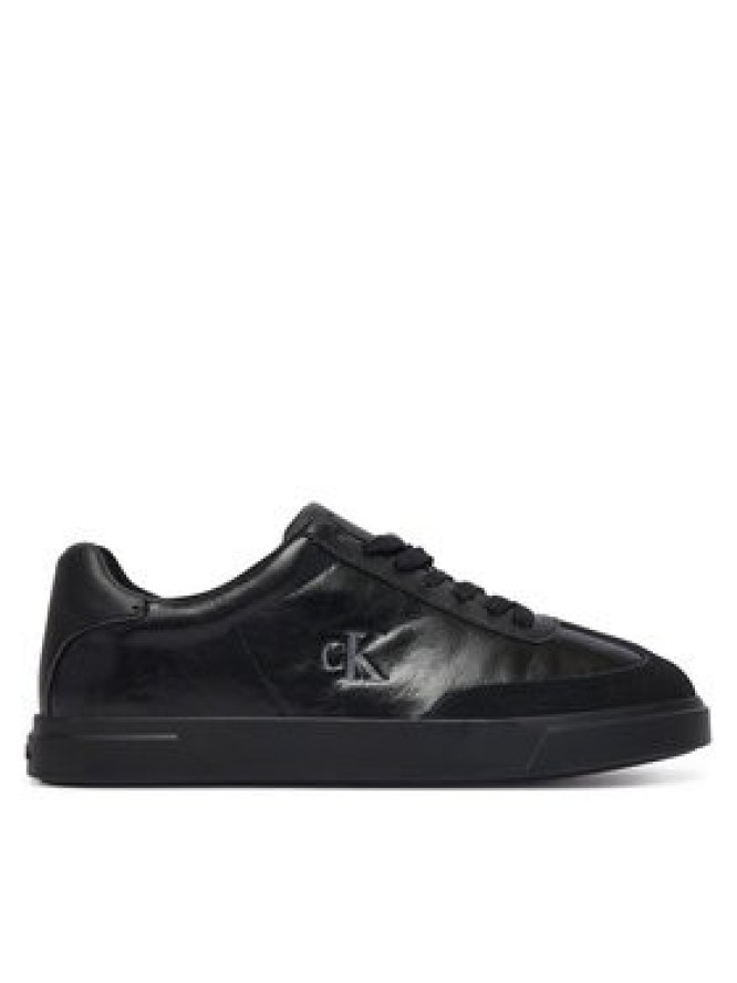 Calvin Klein Sneakersy Low Pro Cups Wingt Text Lth Sue HW0HW03226 Czarny