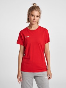 Koszulka sportowa z krótkim rękawem damska Hummel hmlGO cotton