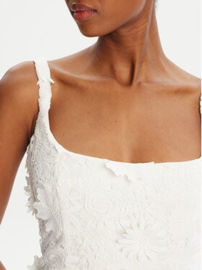 Bardot Sukienka koktajlowa Marico Lace 60000DB Biały Regular Fit