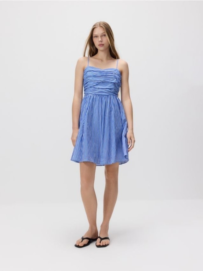 Sukienka mini - niebieski