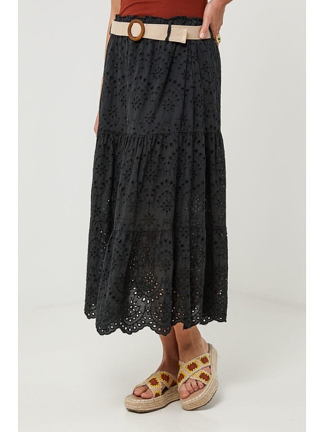 Lin Passion Lniana spódnica w kolorze czarnym rozmiar: 38/40