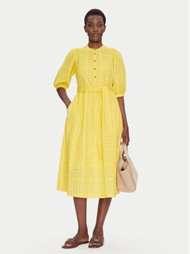 Barbour Sukienka letnia LDR0893YE32 Żółty Regular Fit