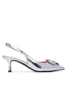 LOVE MOSCHINO Czółenka JA10366G0OJE090B Srebrny