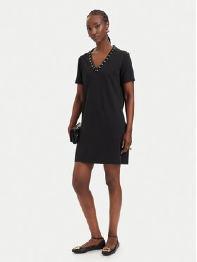 Liu Jo Sport Sukienka codzienna TA6296 J3855 Czarny Regular Fit