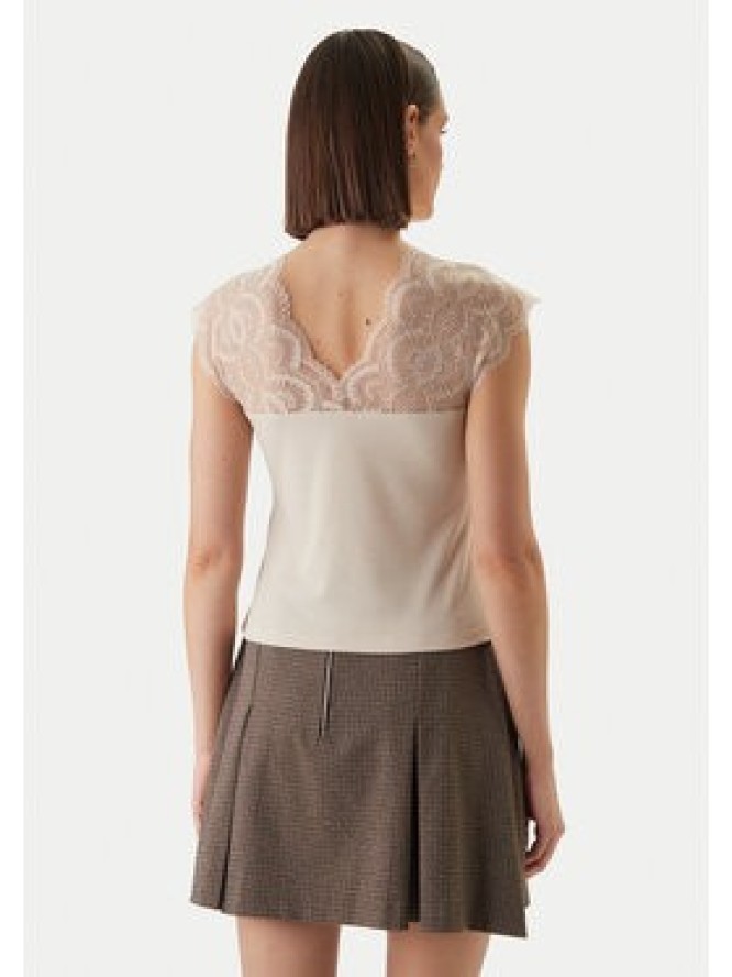 Morgan Bluzka 251-DELI Beżowy Slim Fit