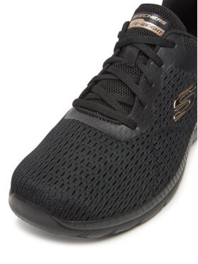 Skechers Sneakersy BOUNTIFUL 12607 BKRG_ Czarny